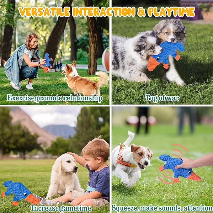 Vitscan Squeaky Dog Toys for Aggressive Chewers Large Breed, Large Dog Toys for - Image 6