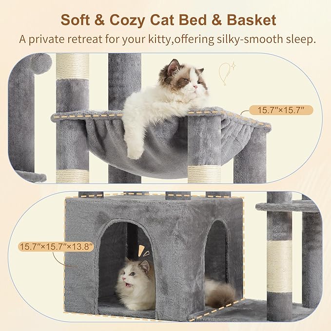 Heybly Heavy Duty Cat Tree, Tower - Image 5