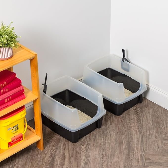IRIS USA Cat Litter Box Large Open Top - Image 8