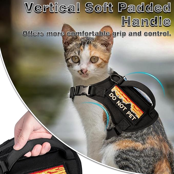 Tactical Cat Harness and Leash Set - Image 2