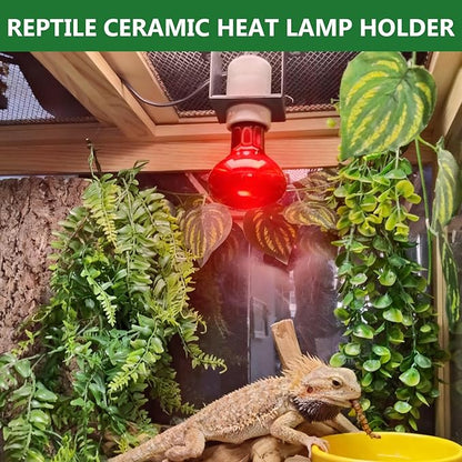 2PCS Reptile Light Fixture, Reptile Terrarium Heat Lamps Holder Bracket - Image 6