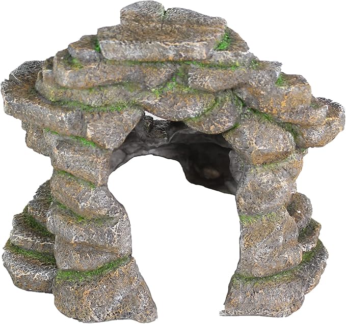 Penn-Plax Reptology Shale Scape Step Ledge & Cave Hideout - Image 5
