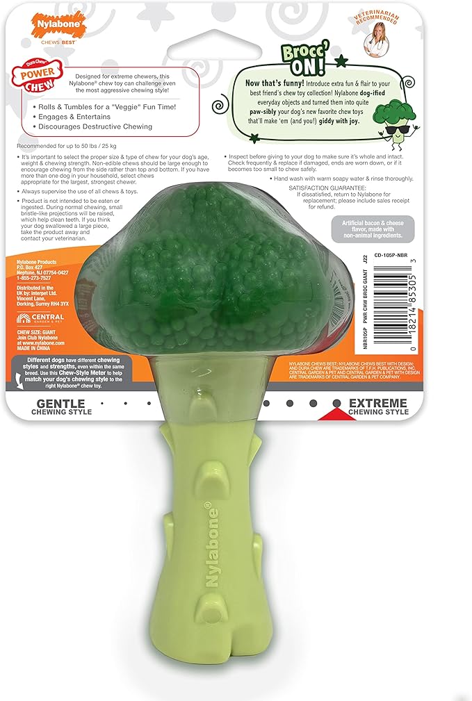 Nylabone Broccoli Power Chew Toy - Image 11