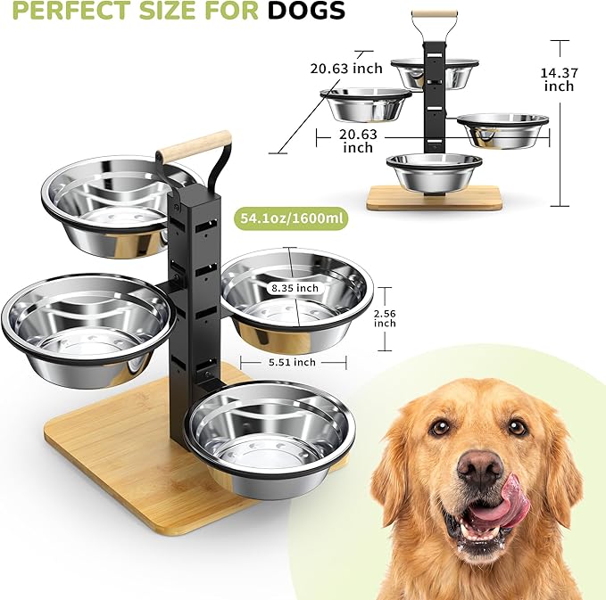 Elevated Dog Bowls Stand - Image 6