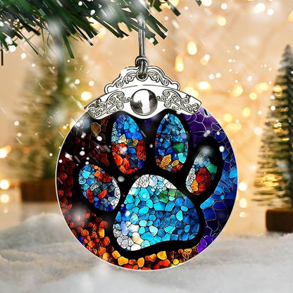 Stained Glass Christmas Ornaments, Jocidea Pet Ornaments - Image 5