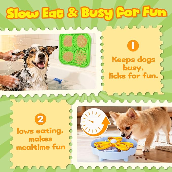 Forfon Curated Dog Puzzle Toys for Boredom and Mental Stimulation, Lick Mat & - Image 3