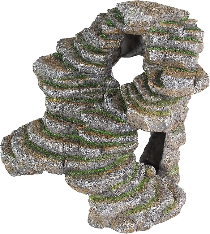 Penn-Plax Reptology Shale Scape Step Ledge & Cave Hideout - Image 4