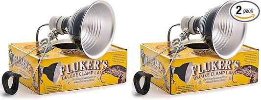 Fluker's Clamp Lamp, Heavy Duty, 75-Watt Maximum | On/Off Switch | 5.5" by Flukers