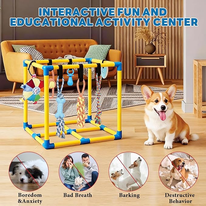 WLLEYAY Puppy Play Gym for Small Dogs - Image 5