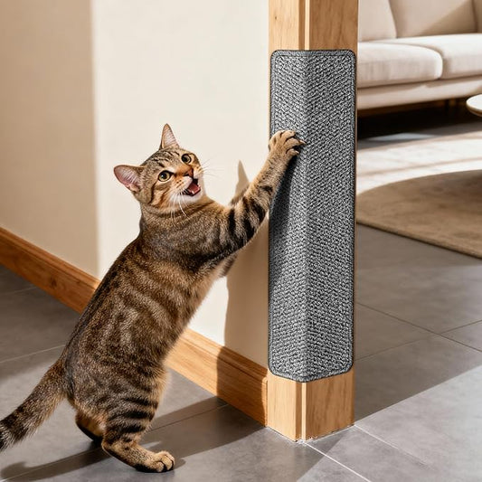 ENONCI Door Protector from Cat Scratching 19.6" x 7.8" Cat Wall Corner Scratcher by ENONCI