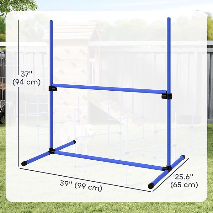 Pawhut Large Size Dog Agility Training Equipment 6KG Gross Wight, Obstacle - Image 3
