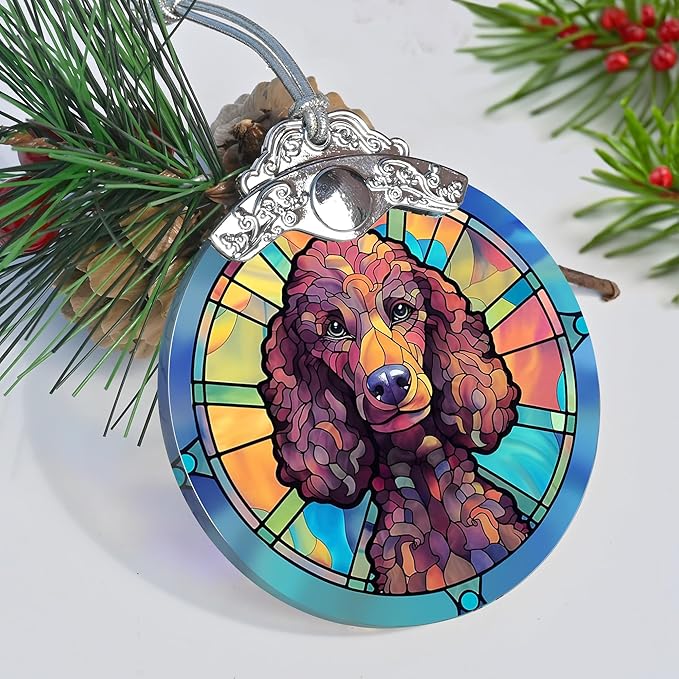 Jocidea Christmas Ornament, Poodle Christmas Decor, Poodle Ornaments - Image 6