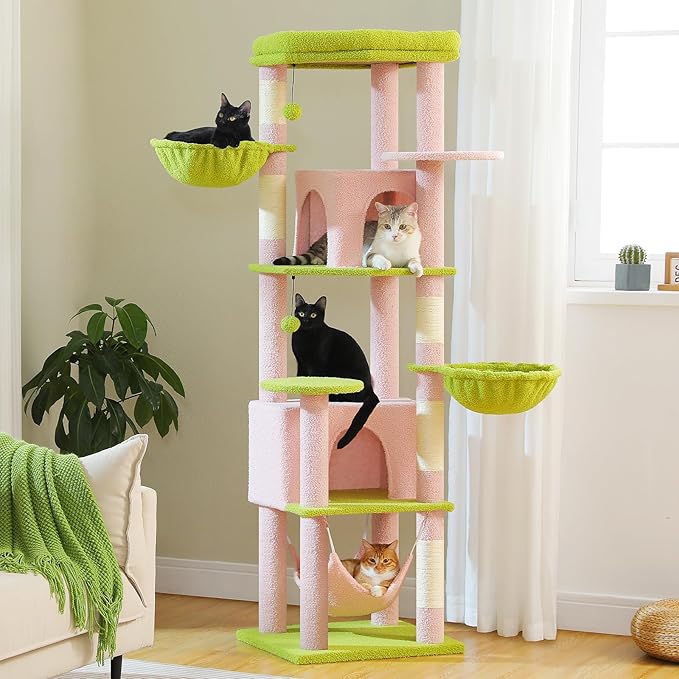 MUTTROS 71.2" Large Cat Tree for Multi-Cat Households by MUTTROS