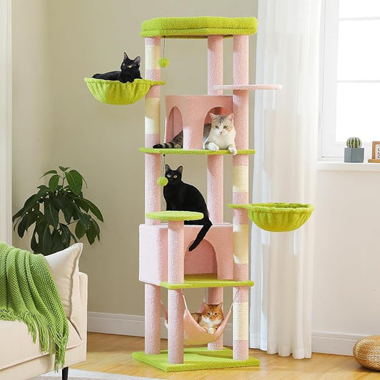 MUTTROS 71.2" Large Cat Tree for Multi-Cat Households by MUTTROS