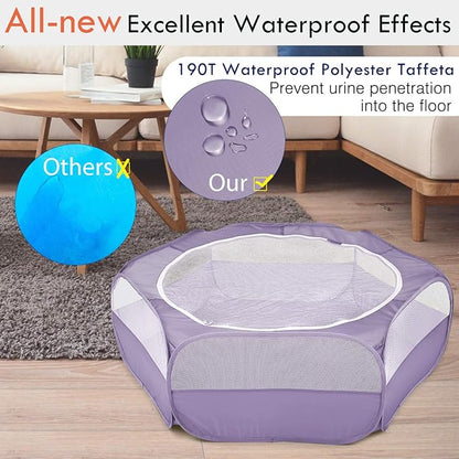 Pawaboo Small Animals Playpen, Waterproof Small Pet Cage Tent - Image 4