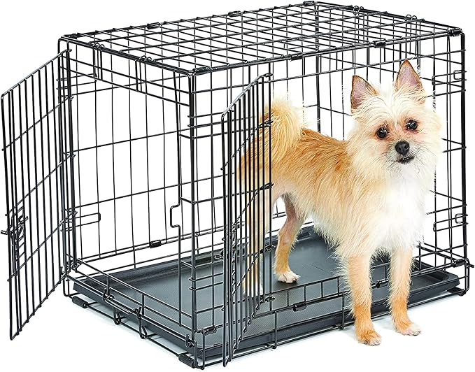 Midwest Homes for Pets 24-Inch New World Crate for Small Breeds, 12-20 lbs by NewWorldPetProducts