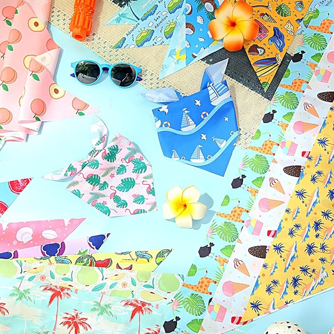 Huhumy 100 Pcs Dog Bandanas - Image 3