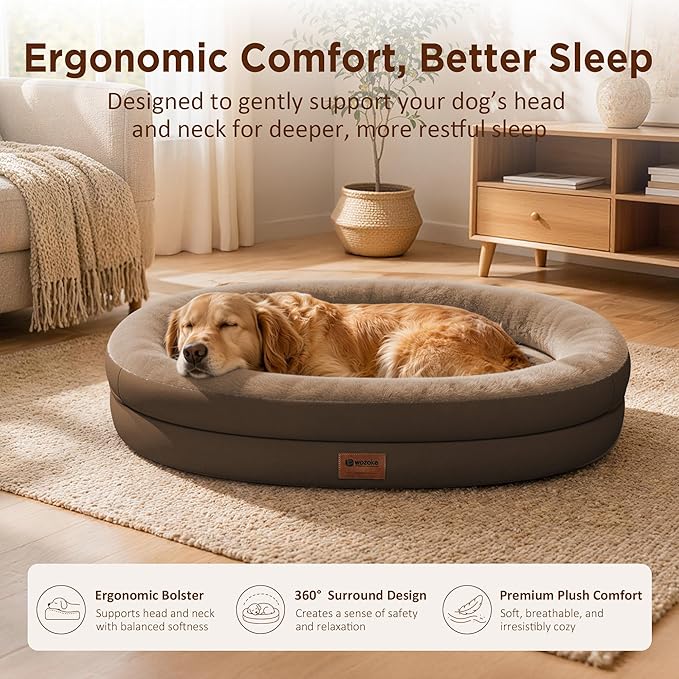Orthopedic Dog Bed for Medium Dogs, Waterproof Dog Bed - Image 3