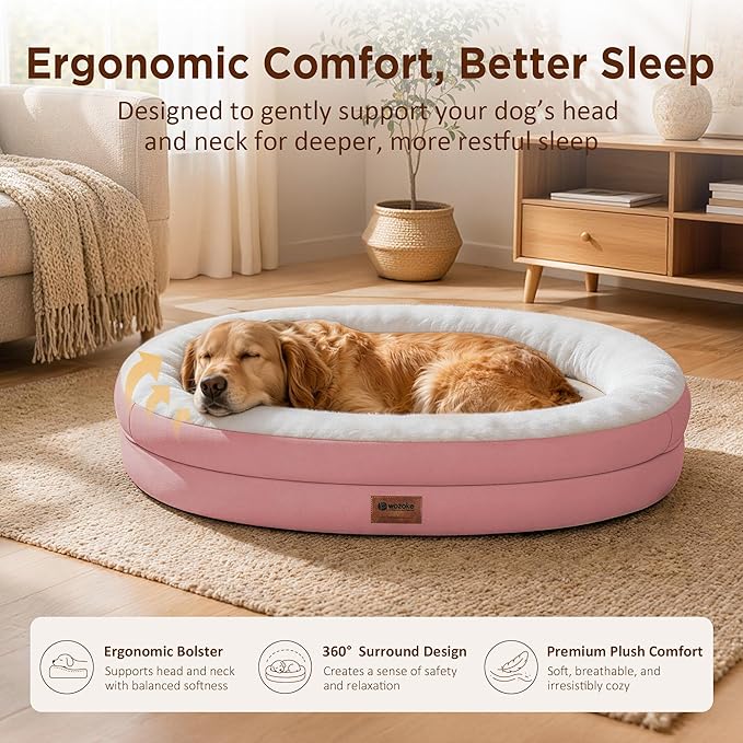 Orthopedic Dog Bed for Medium Dogs, Waterproof Dog Bed - Image 2