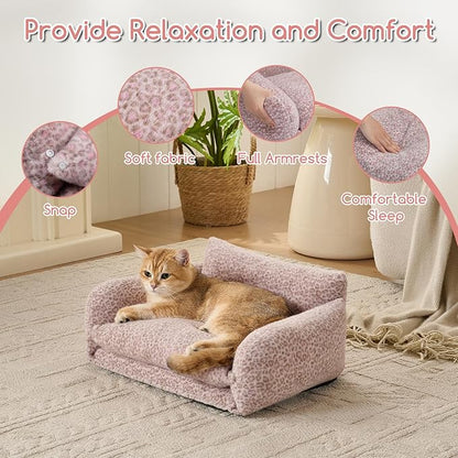 Hollypet Cat Bed Fluffy Plush Multifunctional Double-Layer Machine Washable - Image 6