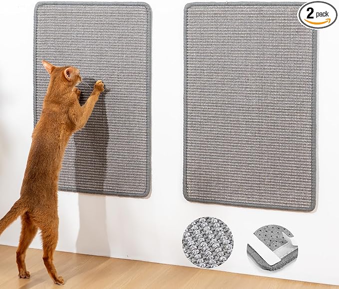 Conlun Cat Scratcher Mat, Natural Sisal Cat Scratch Pad by Conlun