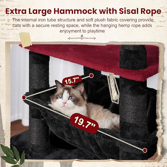 Gitelsnour Gothic Cat Tree, Cat Tower - Image 2