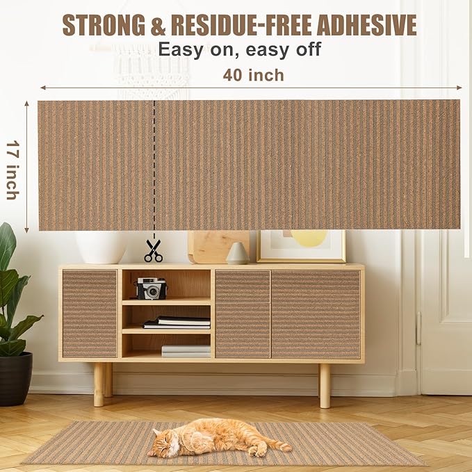 Natural Cork-Cat Scratch mat-Cat Scratch Pad Rug-cat Couch Protector-Scratch - Image 3