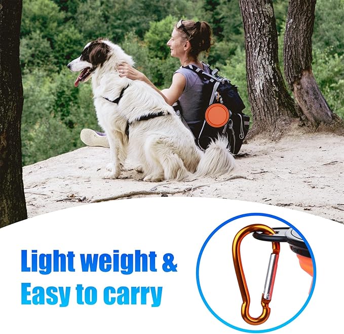 Dog Bowl Pet Collapsible Bowls, 2 Pack Collapsible Dog Water Bowls - Image 3