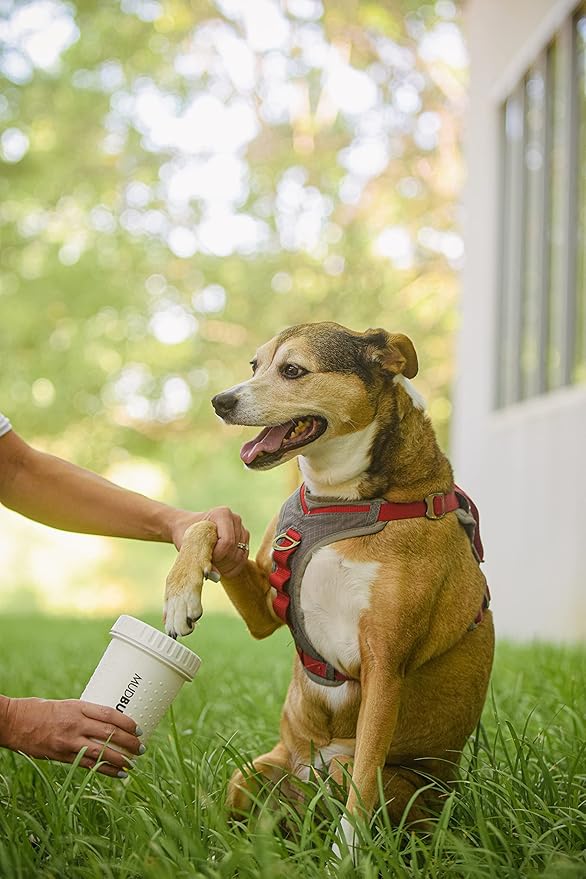 Dexas MudBuster Portable Dog Paw Cleaner, Bright White Special Edition - Image 5