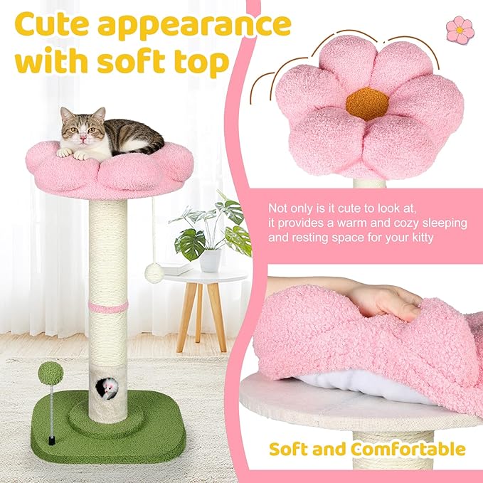 Tall Cat Scratching Post for Indoor Cats Adults, Cat Scratch Post - Image 2