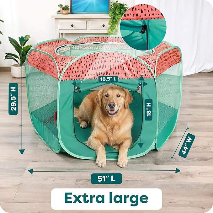 FurHaven Soft-Sided Dog & Cat Playpen, Portable Foldable Indoor & Outdoor Pet - Image 3