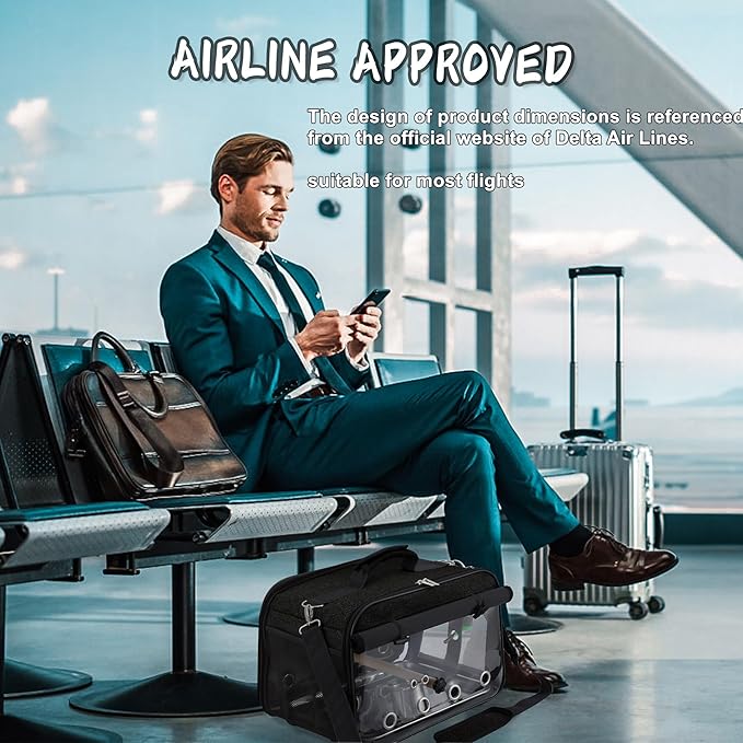 Bird Carrier Airline Approved, Bird Travel Cage - Image 2