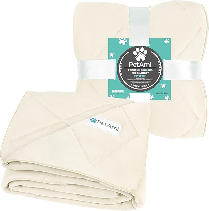 PetAmi Premium Cooling Dog Blanket | Lightweight Fluffy Pet Throw Blanket Bed - Image 7