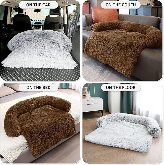 GGIB Calming Dog Bed Fluffy Plush Dog Mat - Image 6