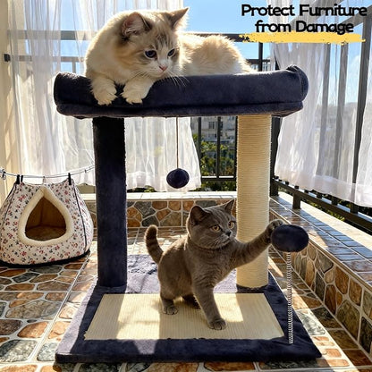 Cat Scratching Post, 19.69" H Cat Tree - Image 8
