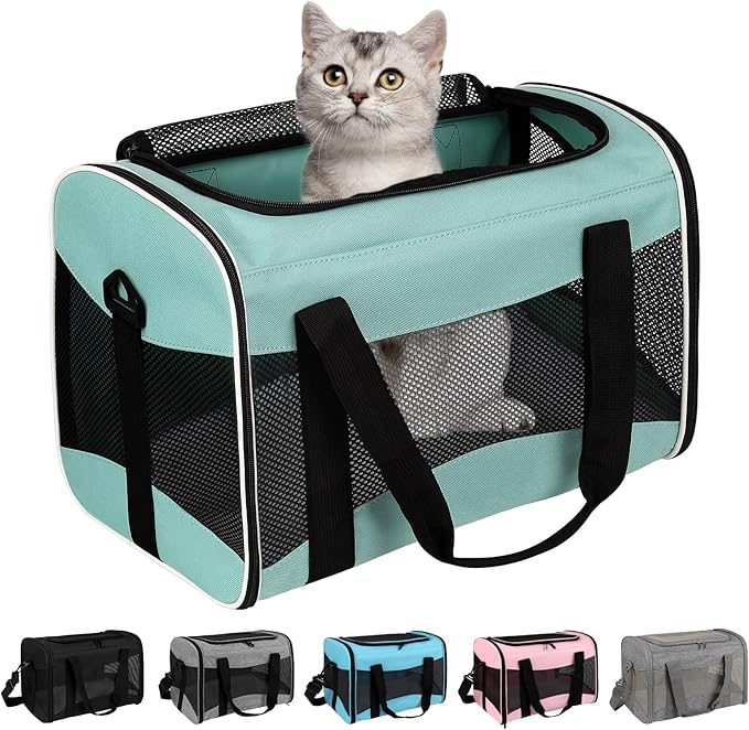Cat Dog Carriers Soft-Sided Pet Carrier Large Cats - Image 7