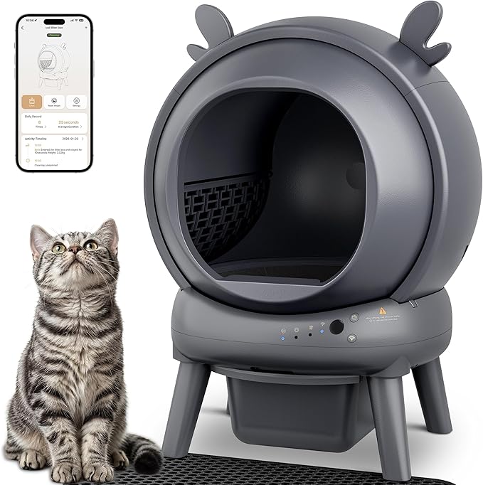 Automatic Self Cleaning Litter Box, Cat Litter Box by Furrykiddy