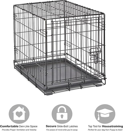 Midwest Homes for Pets 24-Inch New World Crate for Small Breeds, 12-20 lbs - Image 3