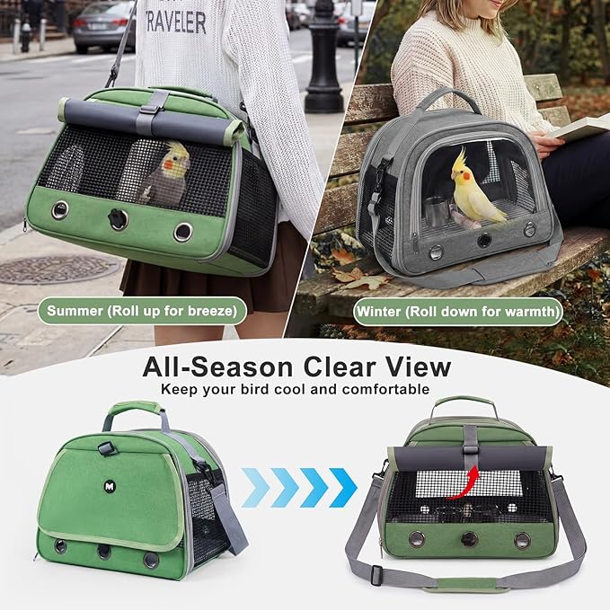 Bird Carrier, Lightweight Breathable Bird Backpack, Portable Wild Bird Carrier - Image 4