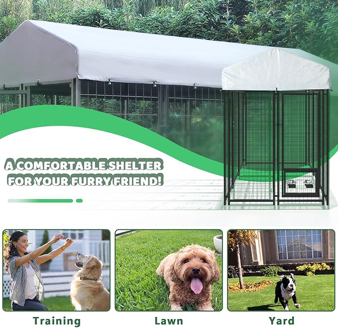 LEMBERI 6x4x6 FT Outdoor Dog Kennel - Image 4