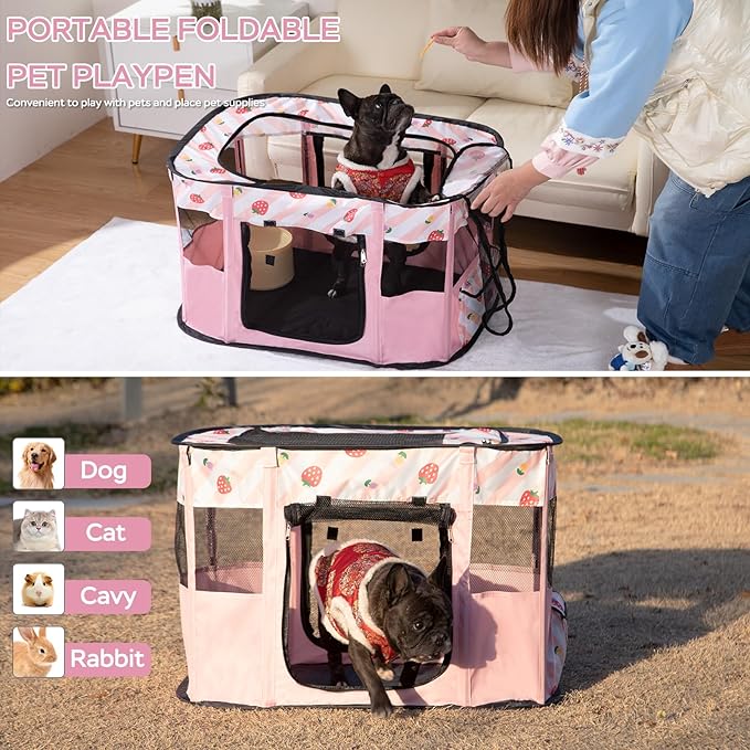 Portable Pet Playpen, Cat Playpen - Image 3