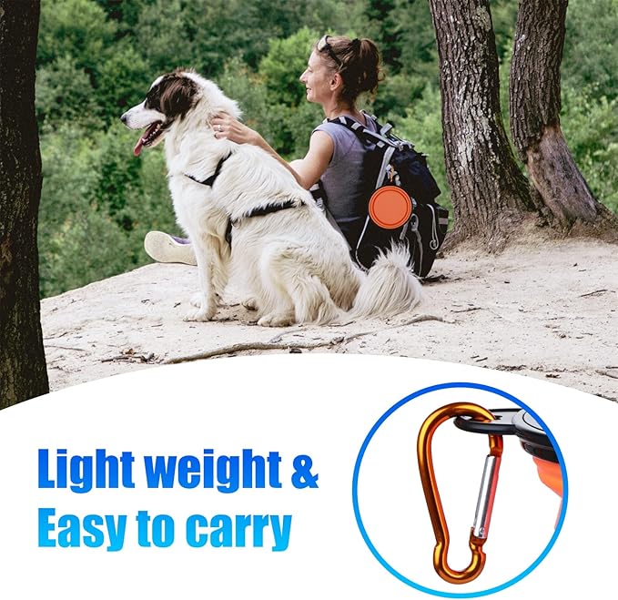 Dog Bowl Pet Collapsible Bowls, 2 Pack Collapsible Dog Water Bowls - Image 3