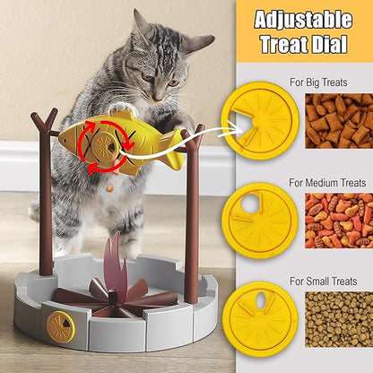 PetPals Cat Slow Feeder, Treat Dispenser - Image 5