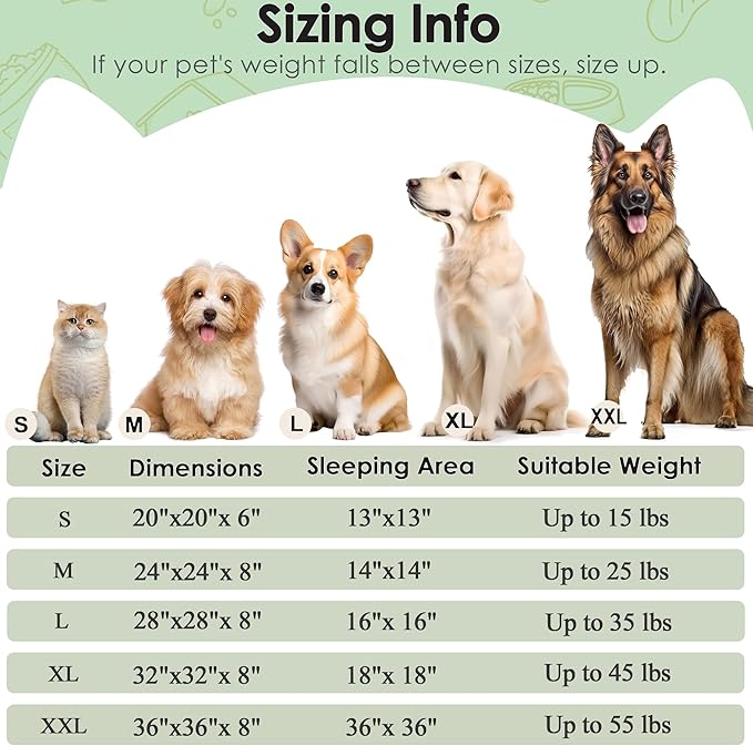 Hoewina Dog & Cat Bed, 20in Cat Beds - Image 2