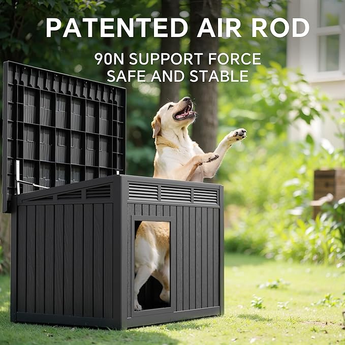 VIXZEN Dog House Indoor Outdoor, Waterproof Dog House - Image 4