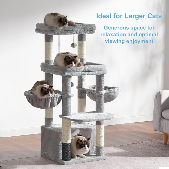 Hey-brother Cat Tree Tower, Scratching Posts - Image 2