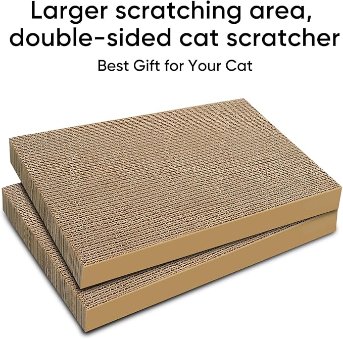 Cat Scratchers 8 Packs Refill Cat Scratching Pad Cardboard - Image 4