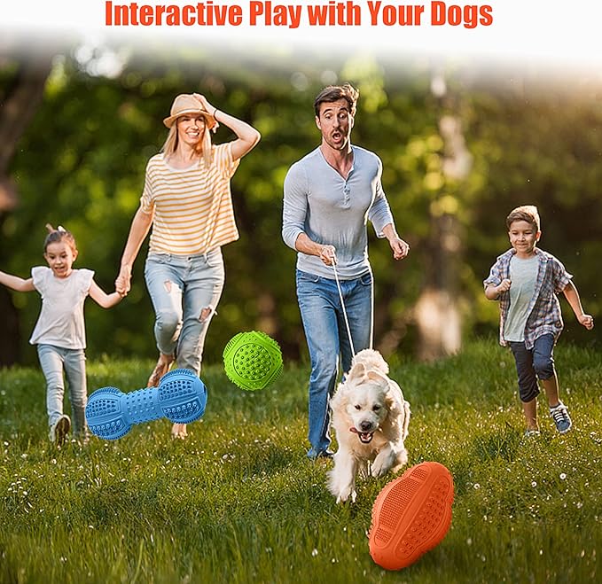 LUKITO Dog Chew Toys 3 Pack for Aggressive Chewers, Tough Toys - Image 7
