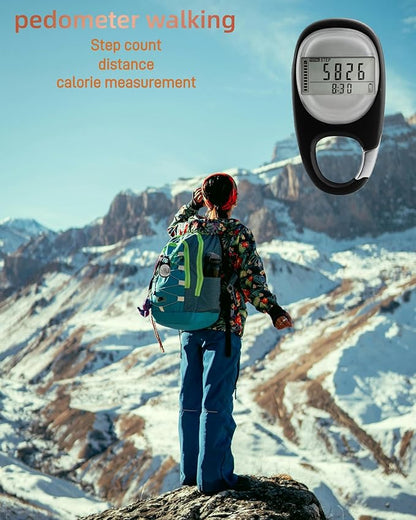 3D Pedometer for Walking Steps Miles, Distance Tracking, Calorie Count - Image 6