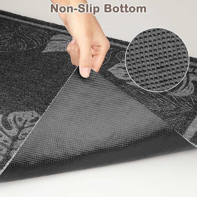 Unicorn Catcher 33x22 inches Cat Litter Mat Non-Slip Bottom Litter Box Mat - Image 3
